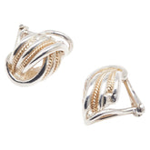 ティファニー ツイスト イヤリング シルバー ゴールド SV925 シルバー イエローゴールド コンビ レディース TIFFANY&Co. 【中古】