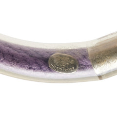 シャネル スポーツライン ロゴ ブレスレット パープル クリア ビニール レディース CHANEL 【中古】