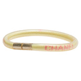 シャネル スポーツライン ロゴ ブレスレット イエロー クリア ビニール レディース CHANEL 【中古】