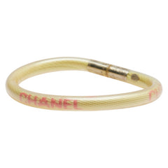 シャネル スポーツライン ロゴ ブレスレット イエロー クリア ビニール レディース CHANEL 【中古】