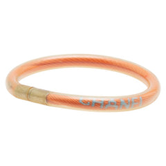 シャネル スポーツライン ロゴ ブレスレット オレンジ クリア ビニール レディース CHANEL 【中古】