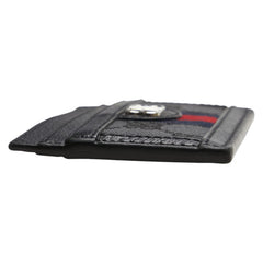 グッチ ×バレンシアガ ハッカープロジェクト カードケース パスケース 680386 ブラック マルチカラー キャンバス レザー メンズ GUCCI 【中古】