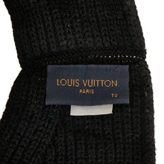 ルイ ヴィトン ワッペン ヘアバンド M71107 ブラック マルチカラー ウール レディース LOUIS VUITTON 【中古】