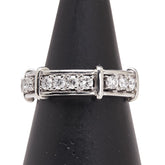 ヴァンドーム Pt950 プラチナ ダイヤ0.40ct リング 指輪 レディース VANDOME 9号 【中古】