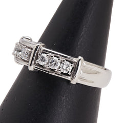 ヴァンドーム Pt950 プラチナ ダイヤ0.40ct リング 指輪 レディース VANDOME 9号 【中古】