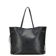 ルイ ヴィトン モノグラム アンプラント ネバーフルMM トートバッグ ショルダーバッグ M45685 ノワール ブラック レザー レディース LOUIS VUITTON 【中古】