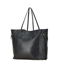 ルイ ヴィトン モノグラム アンプラント ネバーフルMM トートバッグ ショルダーバッグ M45685 ノワール ブラック レザー レディース LOUIS VUITTON 【中古】