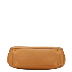 プラダ サフィアーノ ガレリア ラージ ハンドバッグ BN1295 ブラウン キャメル レザー レディース PRADA 【中古】