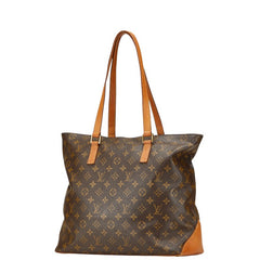 ルイ ヴィトン モノグラム カバメゾ トートバッグ ショルダーバッグ M51151 ブラウン PVC レザー レディース LOUIS VUITTON 【中古】