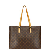 ルイ ヴィトン モノグラム ルコ トートバッグ ショルダーバッグ M51155 ブラウン PVC レザー レディース LOUIS VUITTON 【中古】