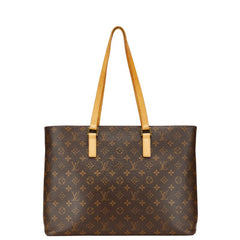 ルイ ヴィトン モノグラム ルコ トートバッグ ショルダーバッグ M51155 ブラウン PVC レザー レディース LOUIS VUITTON 【中古】