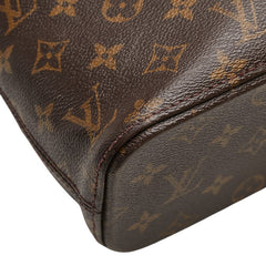 ルイ ヴィトン モノグラム ルコ トートバッグ ショルダーバッグ M51155 ブラウン PVC レザー レディース LOUIS VUITTON 【中古】