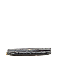 ルイ ヴィトン モノグラム アンプラント ポシェット クレ コインケース M60633 ブラック レザー レディース LOUIS VUITTON 【中古】