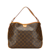 ルイ ヴィトン モノグラム ディライトフルPM ワンショルダーバッグ ハンドバッグ M40352 ブラウン PVC レザー レディース LOUIS VUITTON 【中古】