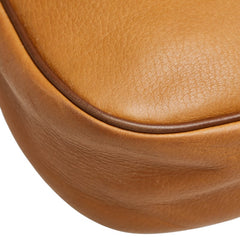 ロエベ アナグラム ショルダーバッグ ブラウン レザー レディース LOEWE 【中古】