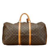 ルイ ヴィトン モノグラム キーポル55 ボストンバッグ トラベルバッグ 旅行用バッグ M41424 ブラウン PVC レザー レディース LOUIS VUITTON 【中古】