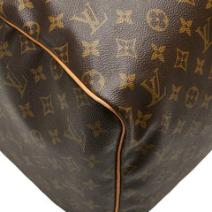 ルイ ヴィトン モノグラム キーポル55 ボストンバッグ トラベルバッグ 旅行用バッグ M41424 ブラウン PVC レザー レディース LOUIS VUITTON 【中古】