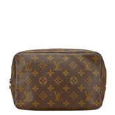 ルイ ヴィトン モノグラム トゥルース トワレット23 セカンドバッグ クラッチバッグ M47524 ブラウン PVC レザー レディース LOUIS VUITTON 【中古】