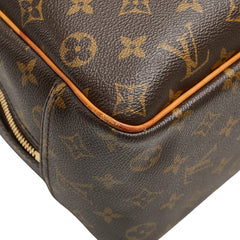 ルイ ヴィトン モノグラム ドーヴィル ハンドバッグ M47270 ブラウン PVC レザー レディース LOUIS VUITTON 【中古】