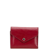 ルイ ヴィトン エピ ポルトフォイユ ヴィクトリーヌ 長財布 M62171 フューシャ レッド レザー レディース LOUIS VUITTON 【中古】