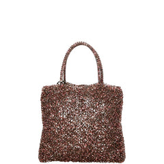 アンテプリマ ワイヤーバッグ ミニハンドバッグ レッド マルチカラー ビニール レディース ANTEPRIMA 【中古】