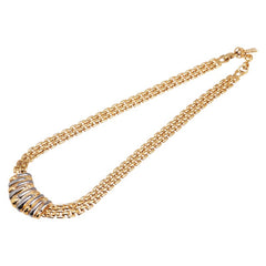 ランバン ネックレス ゴールド シルバー メッキ レディース LANVIN 【中古】