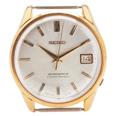 セイコー セイコーマチックR 30石 腕時計 8305-0020 自動巻き ゴールド文字盤 メッキ レディース SEIKO 【中古】