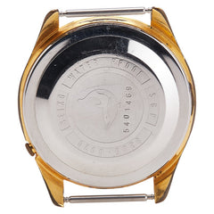 セイコー セイコーマチックR 30石 腕時計 8305-0020 自動巻き ゴールド文字盤 メッキ レディース SEIKO 【中古】