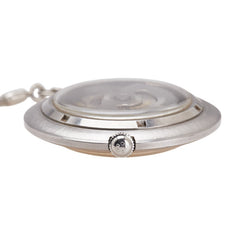 エテルナ ヴィンテージ エテルナマチック ゴルファー 懐中時計 自動巻き シルバー文字盤 ステンレススチール レディース Eterna 【中古】