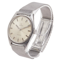 オメガ ジュネーブ 腕時計 135.041 クオーツ ゴールド文字盤 ステンレススチール メンズ OMEGA 【中古】