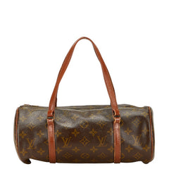 ルイ ヴィトン モノグラム パピヨン30 ハンドバッグ ショルダーバッグ M51365 ブラウン PVC レザー レディース LOUIS VUITTON 【中古】
