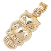 K14YG イエローゴールド フクロウ ペンダントトップ レディース 【中古】