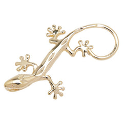 K14YG イエローゴールド トカゲ ペンダントトップ レディース 【中古】