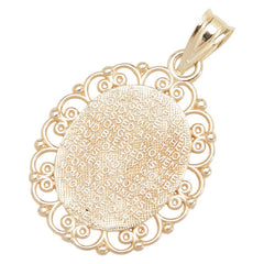 K14YG イエローゴールド 聖母 マリア ペンダントトップ レディース 【中古】