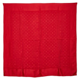 ルイ ヴィトン モノグラム カレ モナコ スカーフ M72346 レッド シルク レディース LOUIS VUITTON 【中古】