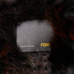 フェンディ マフラー ブラウン ファー レディース FENDI 【中古】