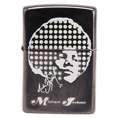 ジッポ マイケル ジャクソン 2009年製 限定 動作未確認 オイルライター シルバー ステンレス メンズ ZIPPO 【中古】