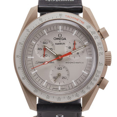 オメガ × スウォッチ Swatch スピードマスター ムーンスウォッチ MISSION TO JUPITER 腕時計 SO33C100 クオーツ グレー文字盤 セラミック ナイロン メンズ OMEGA 【中古】