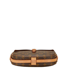 ルイ ヴィトン モノグラム ジュヌフィーユ ショルダーバッグ M51226 ブラウン PVC レザー レディース LOUIS VUITTON 【中古】