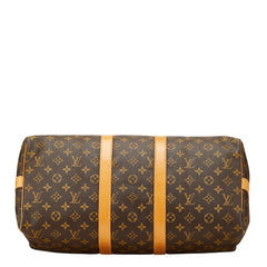 ルイ ヴィトン モノグラム キ-ポルバンドリエール 45 ボストンバッグ 旅行用バッグ 2WAY M41428 ブラウン PVC レザー レディース LOUIS VUITTON 【中古】