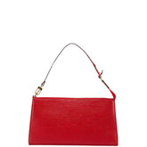 ルイ ヴィトン エピ ポシェット アクセソワール アクセサリーポーチ ハンドバッグ M52947 カスティリアンレッド レザー レディース LOUIS VUITTON 【中古】