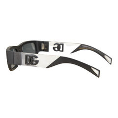 ドルチェアンドガッバーナ DGロゴ サングラス DG6172 ブラック プラスチック メンズ DOLCE&GABBANA 【中古】
