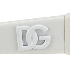 ドルチェアンドガッバーナ DGロゴ サングラス DG4455 ホワイト プラスチック メンズ DOLCE&GABBANA 【中古】