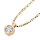 K18YG イエローゴールド ダイヤ0.517ct ネックレス レディース 【中古】
