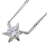 Pt900 プラチナ Pt850 プラチナ ダイヤ1.545ct ネックレス レディース 【中古】