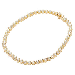 K18YG イエローゴールド ダイヤ1.00ct ブレスレット レディース 【中古】