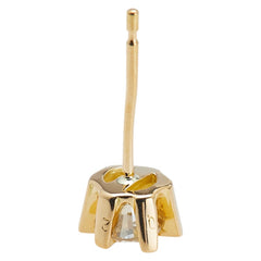 K18YG イエローゴールド ダイヤ0.20ct スタッド ピアス レディース 【中古】