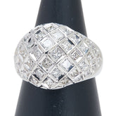 Pt900 プラチナ ダイヤ2.00ct リング 指輪 レディース 17号 【中古】