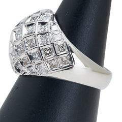 Pt900 プラチナ ダイヤ2.00ct リング 指輪 レディース 17号 【中古】