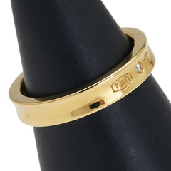 ティファニー K18YG イエローゴールド ダイヤ0.02ct 1837 ナローリング リング 指輪 レディース TIFFANY&Co. 12.5号 【中古】